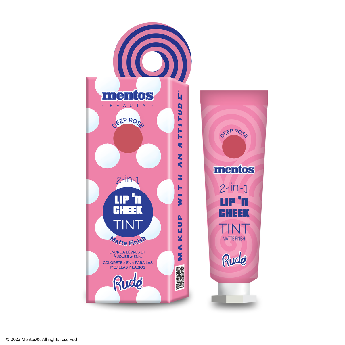 Rude Mentos 2-in-1 Lip N Cheek Tint | Best Price in Pakistan original skincare product Pakistan