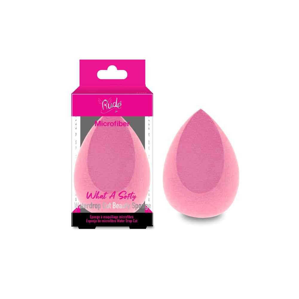 Rude What A Softy Microfiber Waterdrop Cut Beauty Sponge | Best Price in Pakistan original skincare product Pakistan Main image