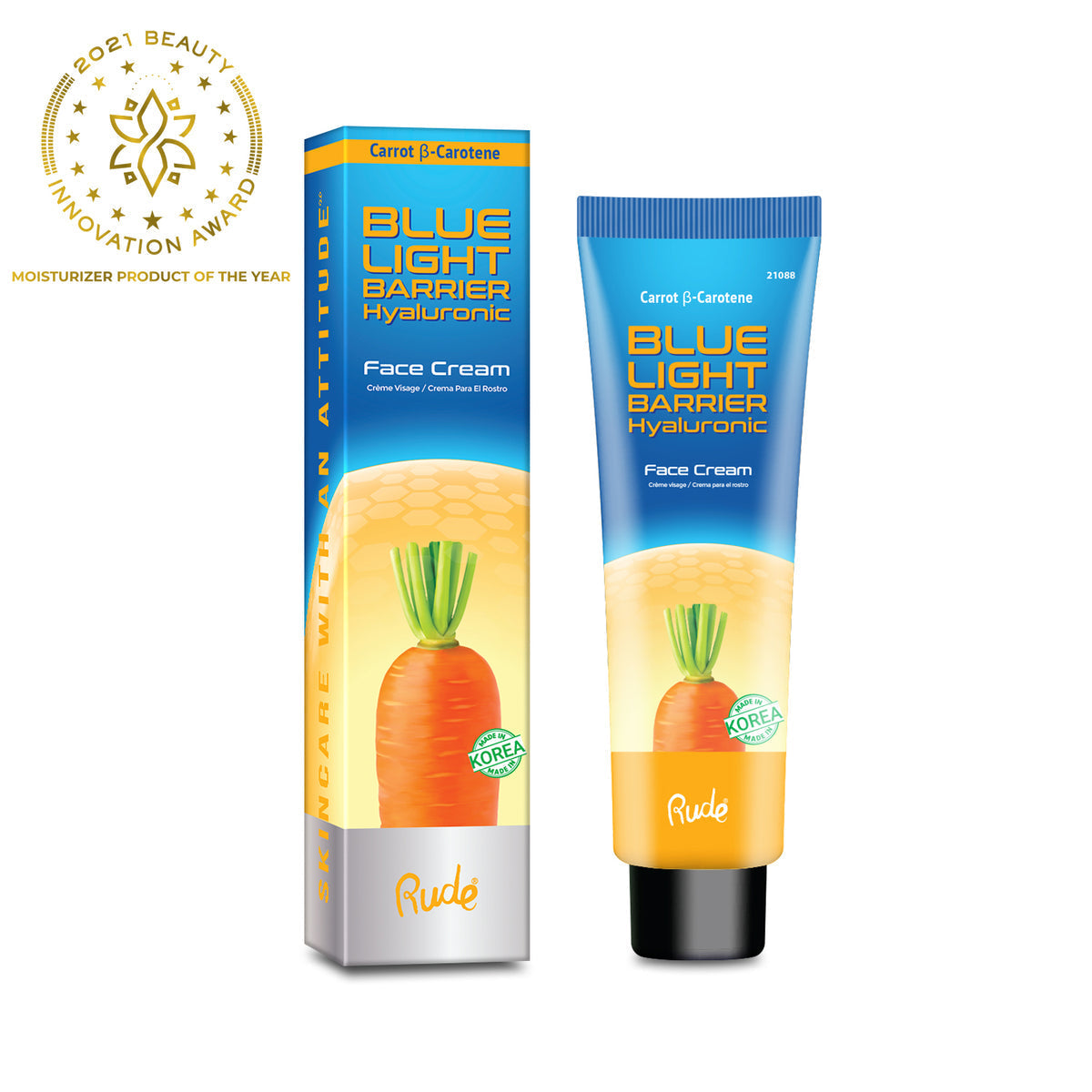 Rude Blue Light Barrier Hyaluronic Face Cream | Best Price in Pakistan original skincare product Pakistan Main image