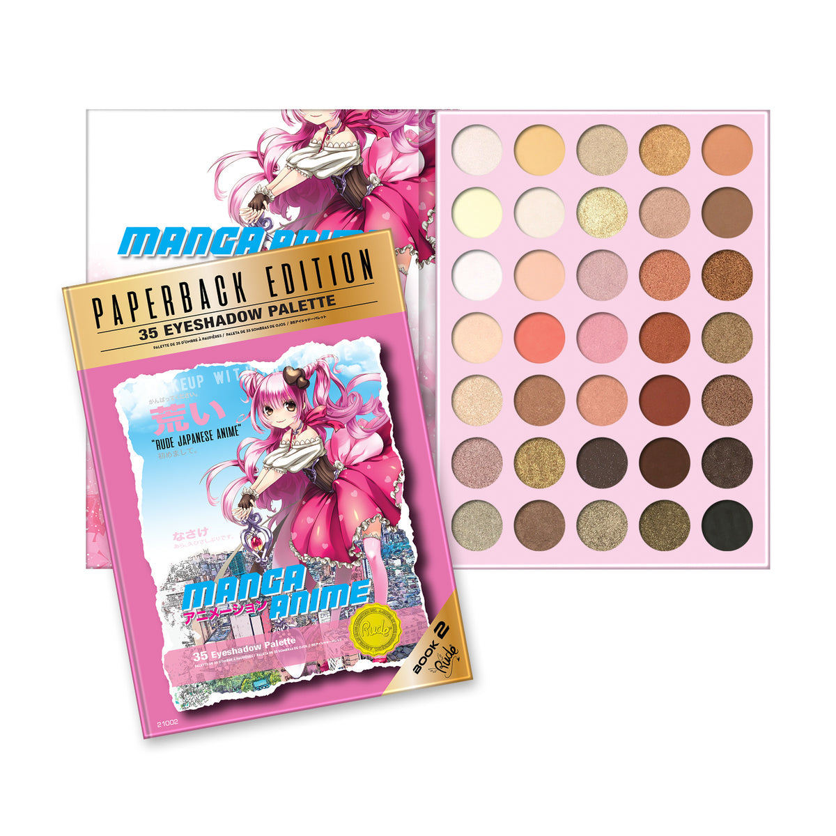 Rude Manga Anime Palette | Paperback Edition | Best Price in Pakistan original skincare product Pakistan
