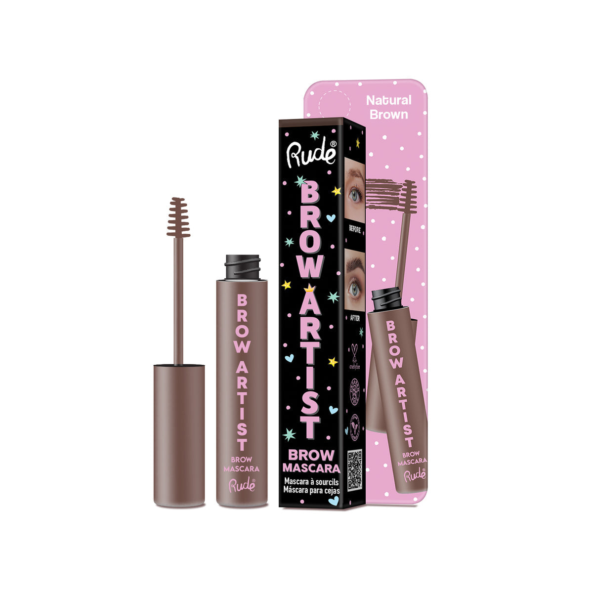 Rude Brow Artist Brow Mascara | Best Price in Pakistan original skincare product Pakistan
