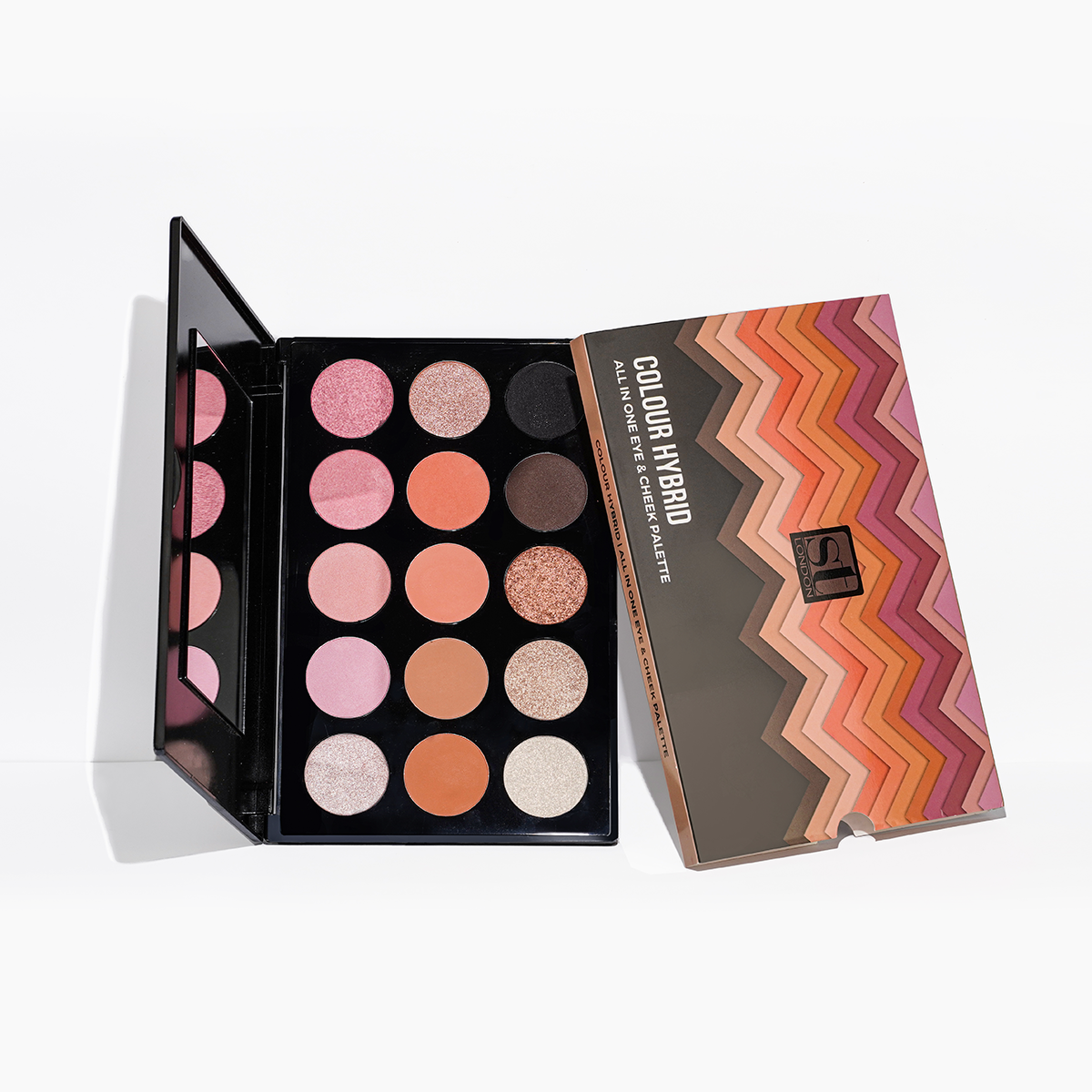 ST London | Colour Hybrid All-in-One Eye & Cheek Palette | Best Price in Pakistan original skincare product Pakistan مرکزی تصویر