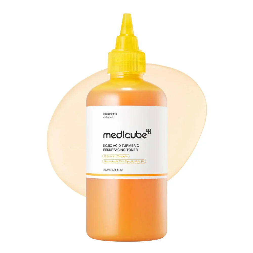 Medicube | Kojic Acid Turmeric Resurfacing Toner | 250ml | Best Price in Pakistan original skincare product Pakistan