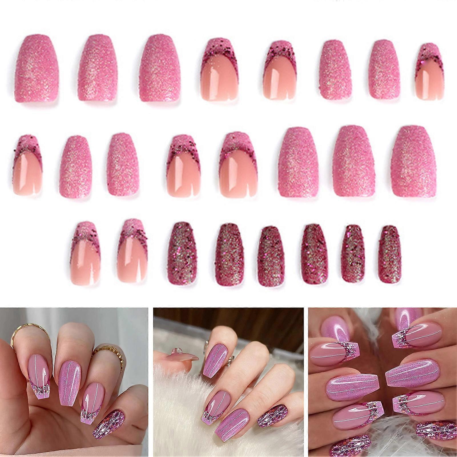 Facial Beauty | Nails Set 12's | Assorted Color & Design | Best Price in Pakistan original skincare product Pakistan