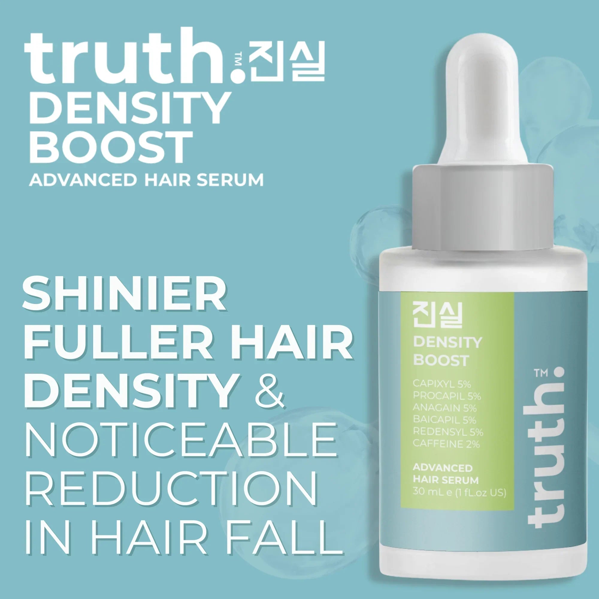 Truth Density Boost Advanced Hair Serum | 30ml | Best Price in Pakistan original skincare product Pakistan مرکزی تصویر