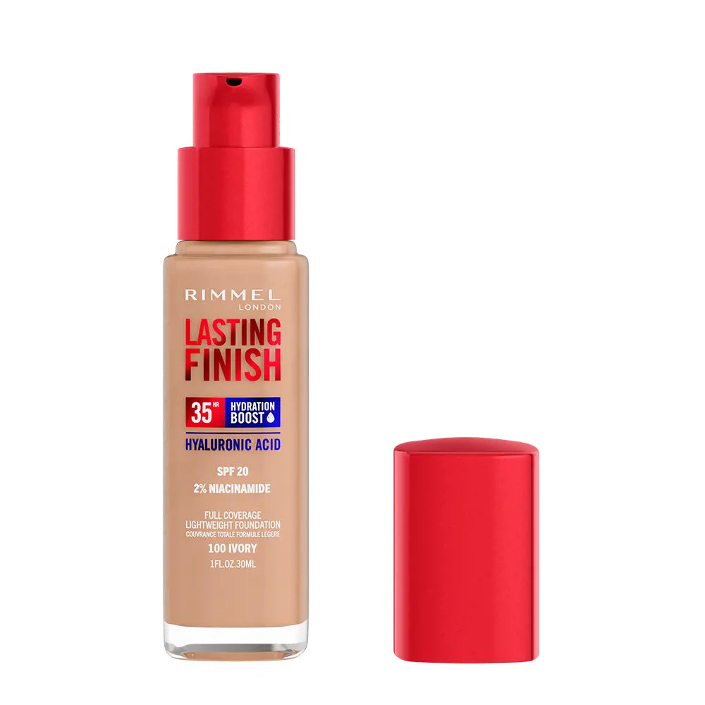 Rimmel Lasting Finish Hyaluronic Acid Long-Lasting Foundation | 100 Ivory | Best Price in Pakistan original skincare product Pakistan Main image