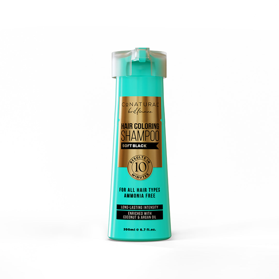 Conatural | Hair Coloring Shampoo | Soft Black | Best Price in Pakistan original skincare product Pakistan Main image