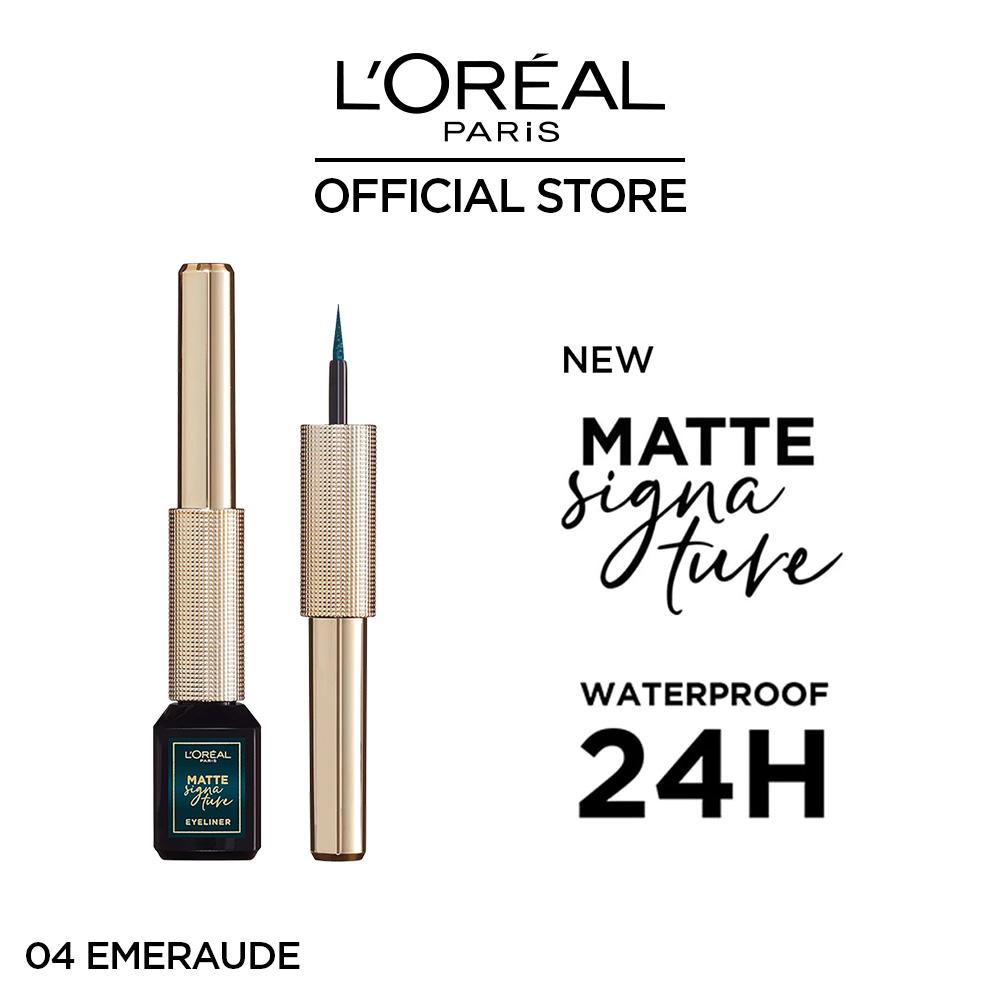 L'Oreal Paris-Matte Signature Liquid Eyeliner 04 Emeraude | Best Price in Pakistan original skincare product Pakistan
