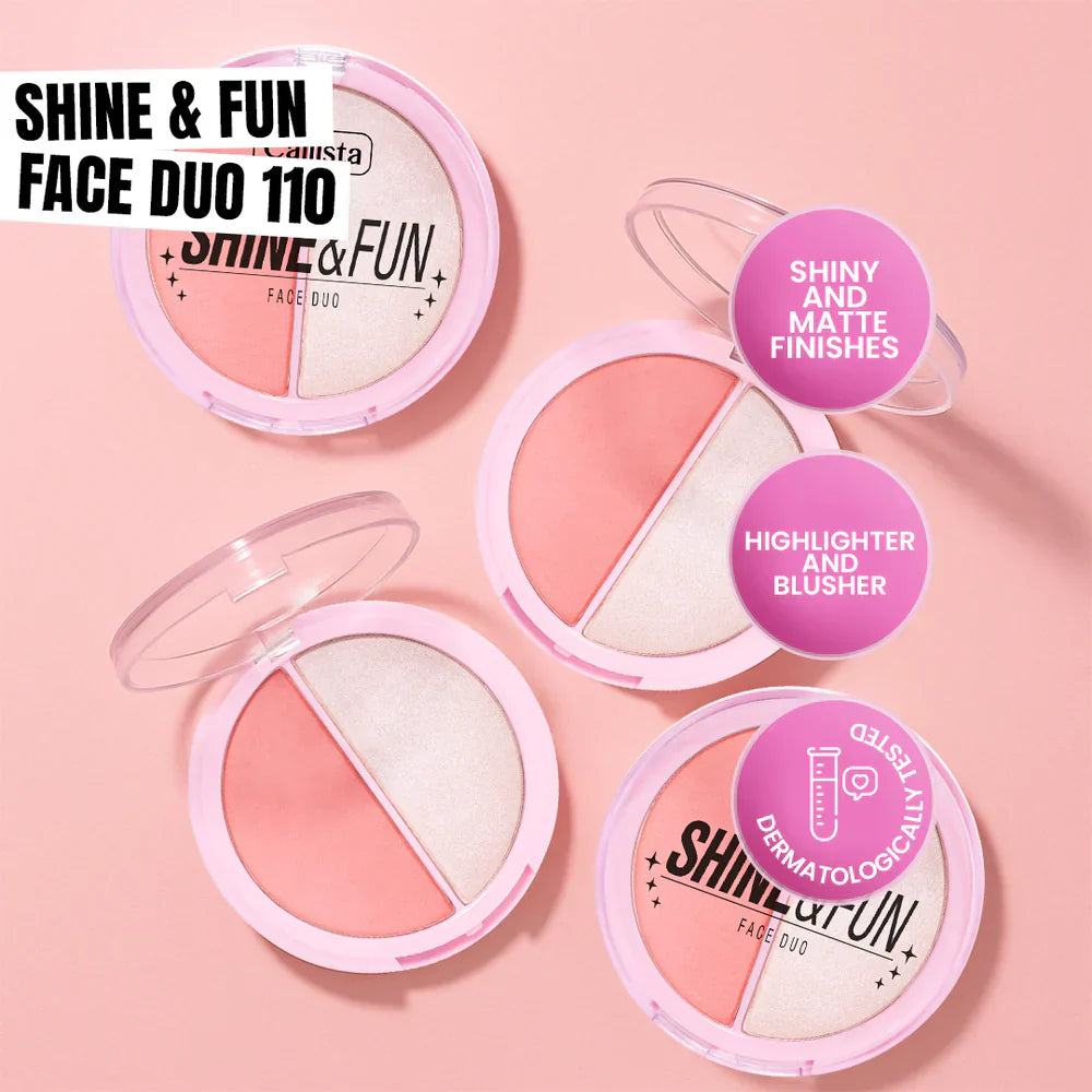 Callista Beauty | Beauty Shine & Fun Face Duo 110 | Best Price in Pakistan original skincare product Pakistan مرکزی تصویر