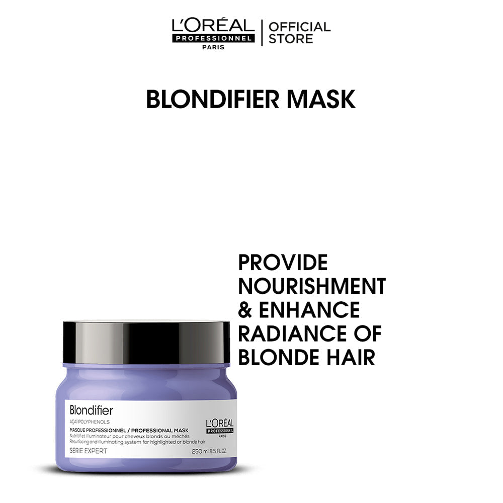 L'Oreal Professional | Serie Expert Blondifier Mask 250 ML | For Highlighted & Bleached Hair | Best Price in Pakistan original skincare product Pakistan Main image