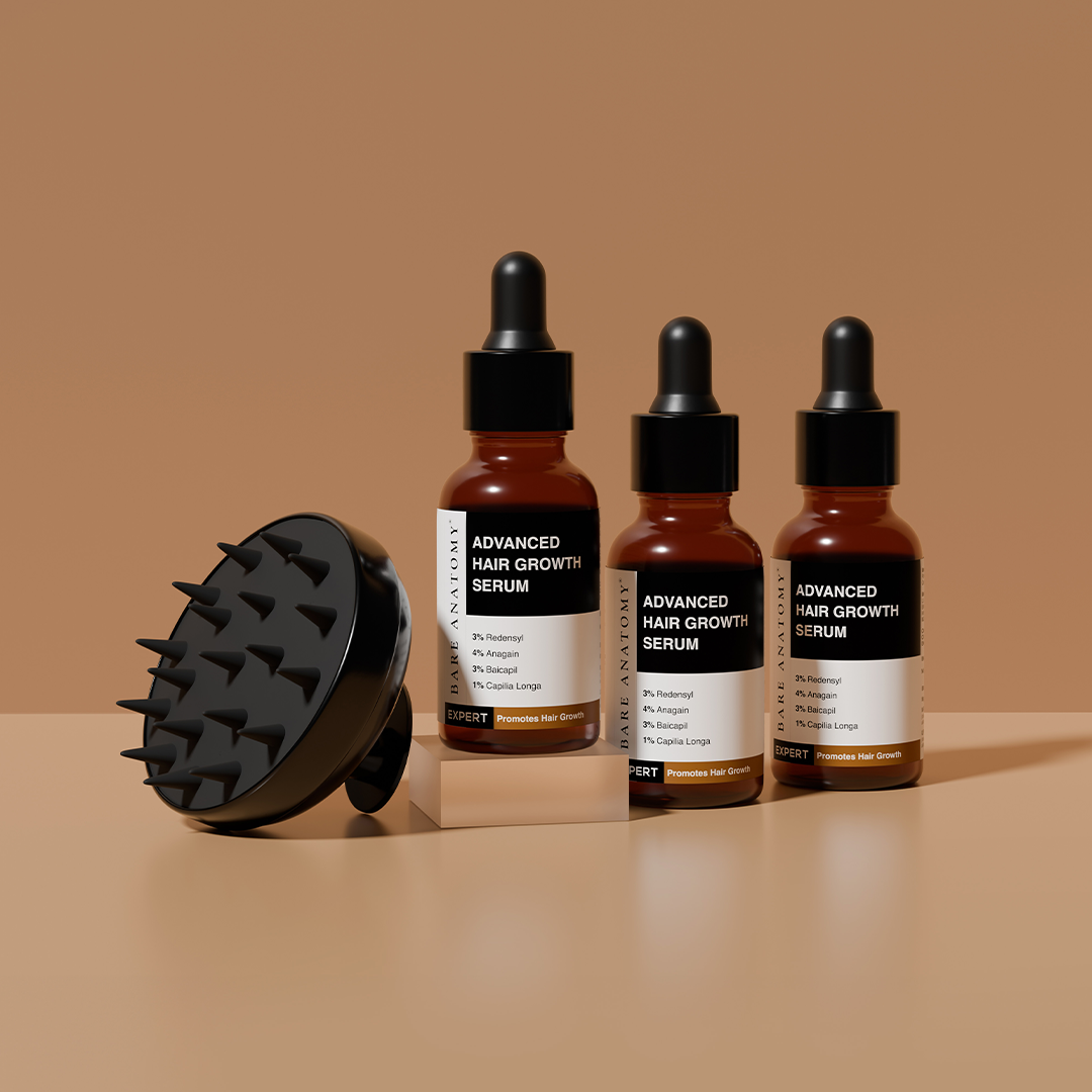 Hair Growth Serum (Pack of 3) & Scalp Massager Hair Growth Combo | Best Price in Pakistan original skincare product Pakistan
