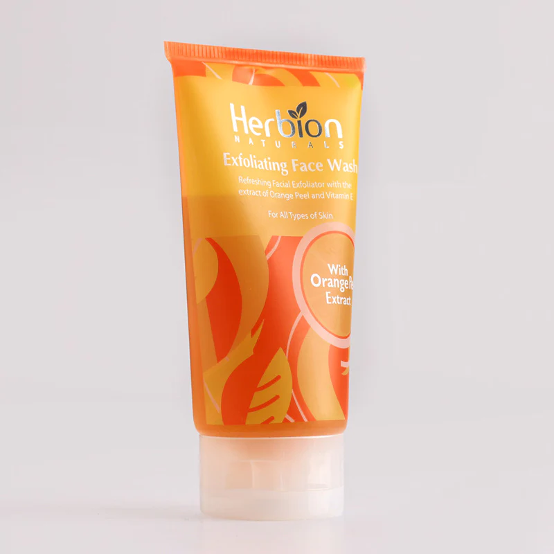 Herbion Orange Exfoliating Facewash 100Ml | Best Price in Pakistan original skincare product Pakistan Main image