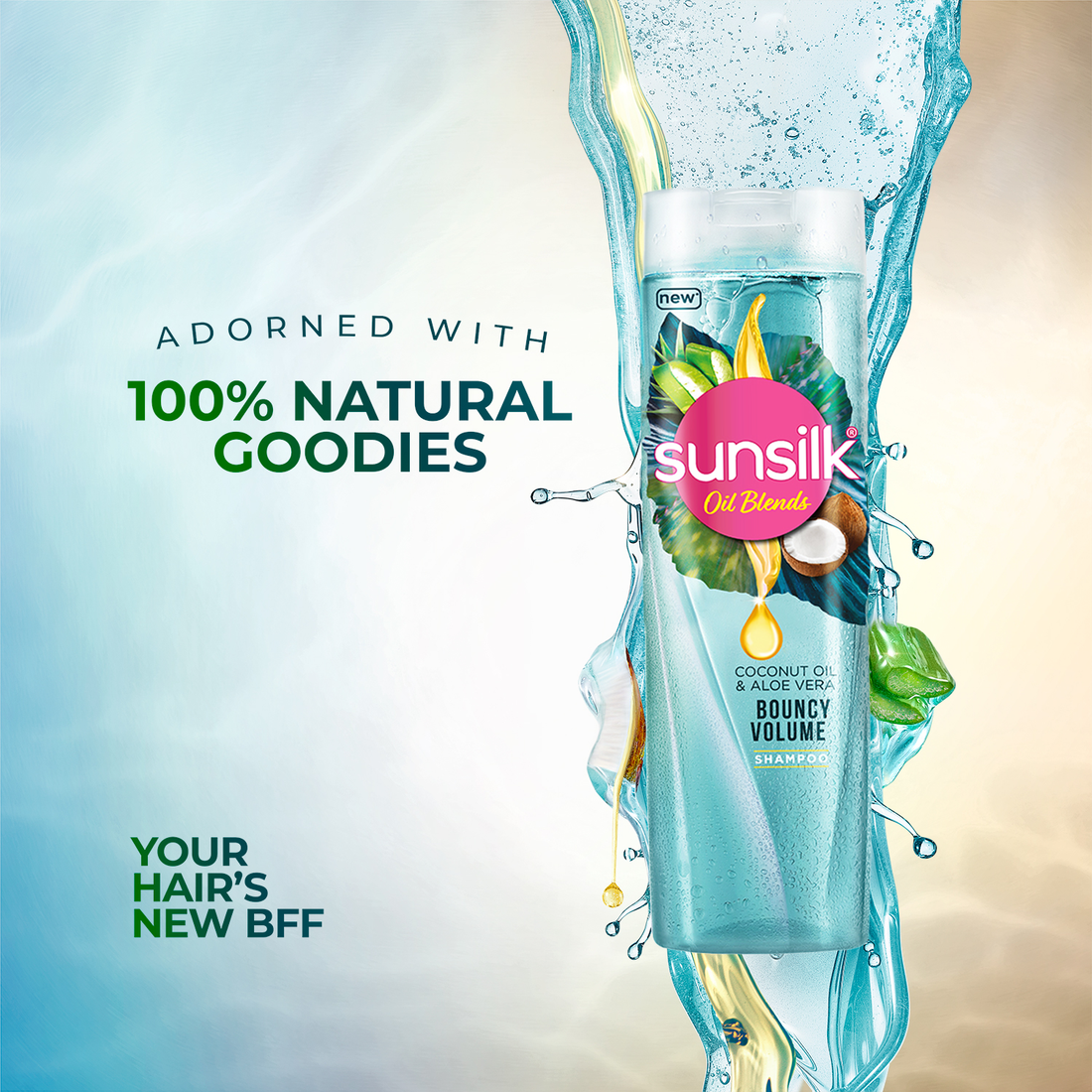Sunsilk Coconut Oil & Aloe Shampoo 380ml | Best Price in Pakistan original skincare product Pakistan
