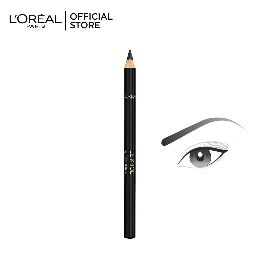 Loreal Paris Superliner Le Khol Eyeliner | 101 Midnight Black | Best Price in Pakistan original skincare product Pakistan