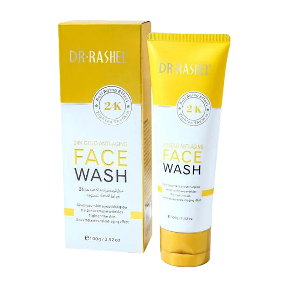 Dr.Rashel 24K Gold Anti Aging Face Wash 100G | Best Price in Pakistan original skincare product Pakistan