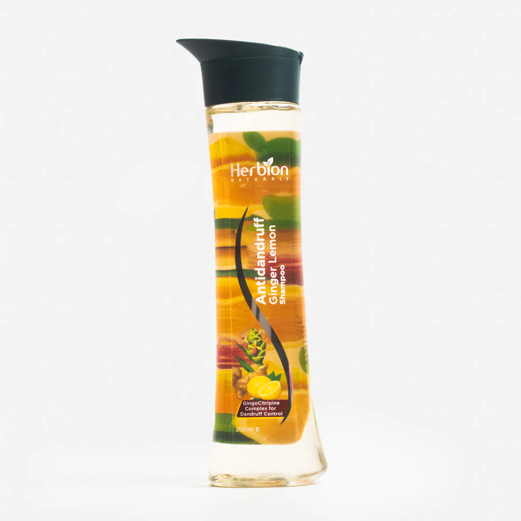 Herbion Ginger Lemon Shampoo 250Ml | Best Price in Pakistan original skincare product Pakistan