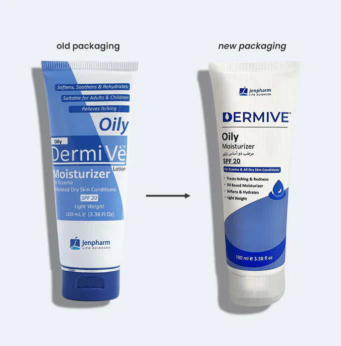 Jenpharm DermiVe Oily Moisturizer Lotion 100Ml | Best Price in Pakistan original skincare product Pakistan Main image