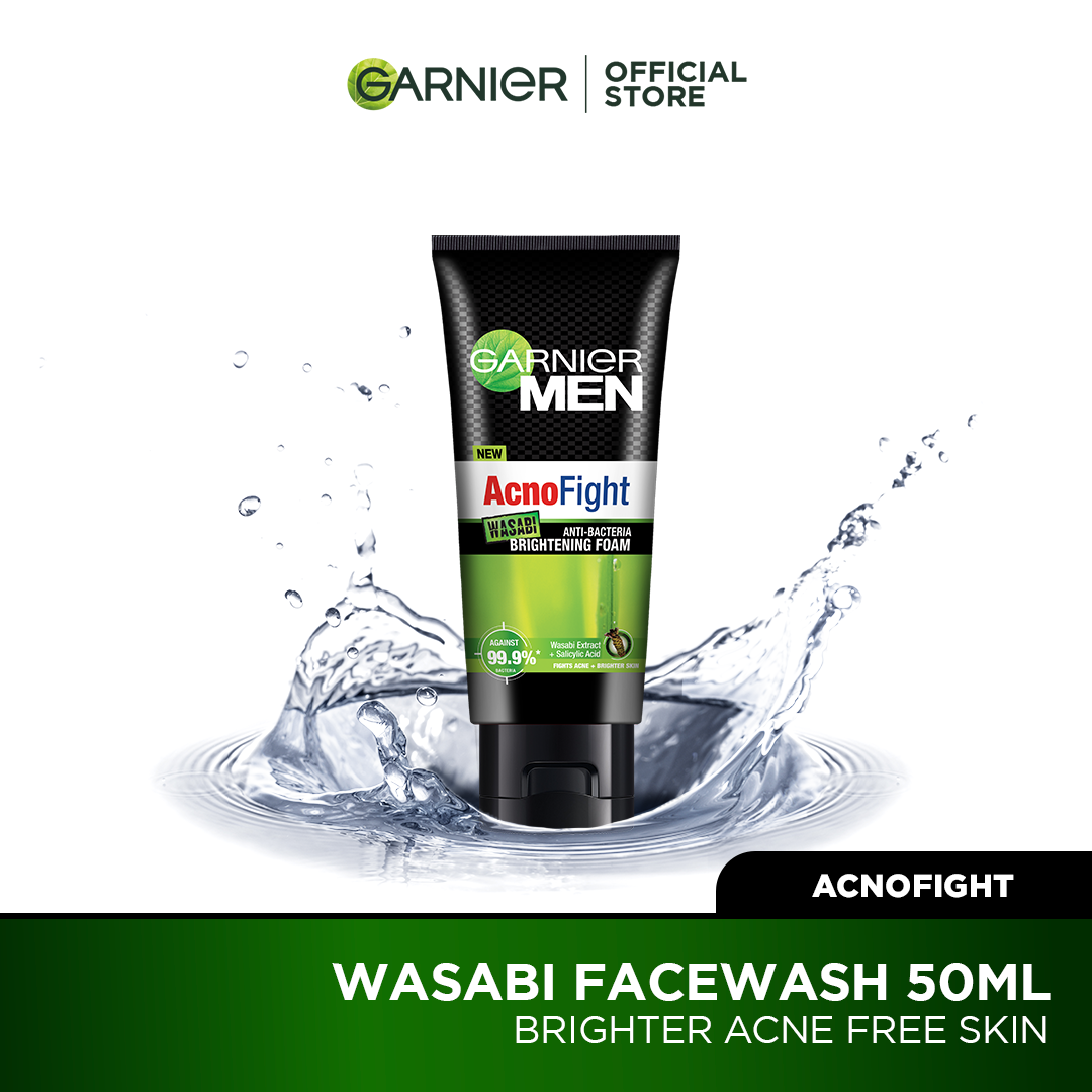 Garnier Men Acno Fight Wasabi Face Wash 50Ml | Best Price in Pakistan original skincare product Pakistan Main image