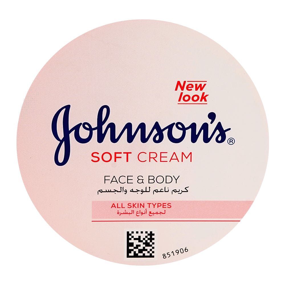 Johnson's Soft Cream for Face & Body | 200Ml | Best Price in Pakistan original skincare product Pakistan