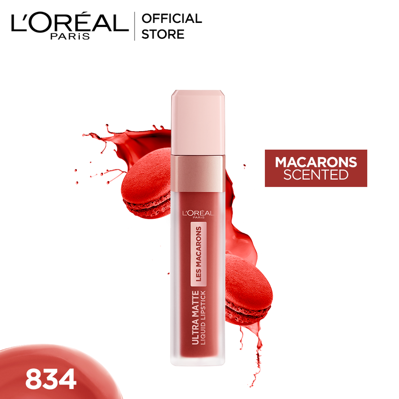 Loreal Paris Infaillible Les Macarons Liquid Lipstick | 834 Infinite Spice | Best Price in Pakistan original skincare product Pakistan