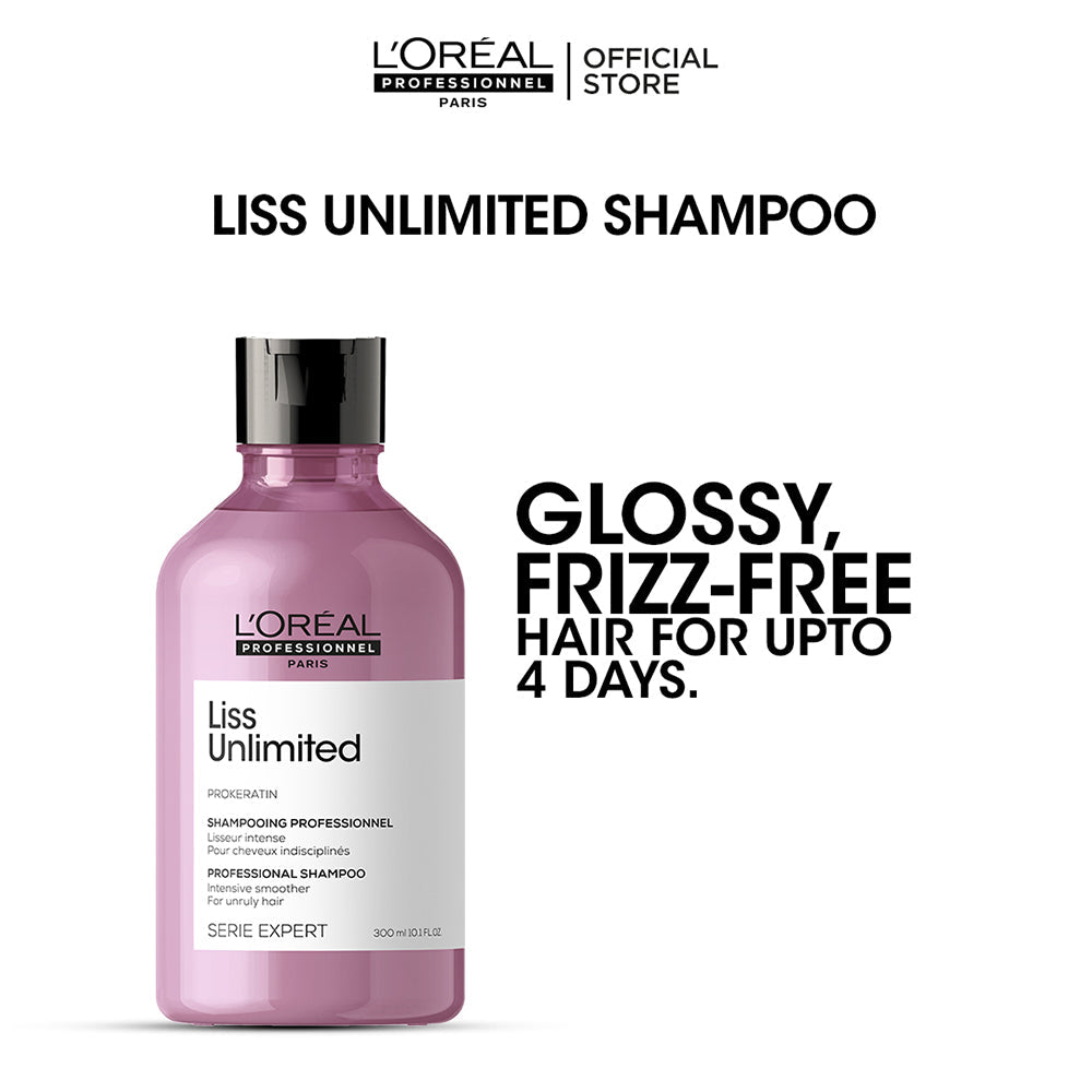 L'Oreal Professional | Serie Expert Liss Unlimited Shampoo 300 ML | For Frizzy & Unruly Hair | Best Price in Pakistan original skincare product Pakistan Main image