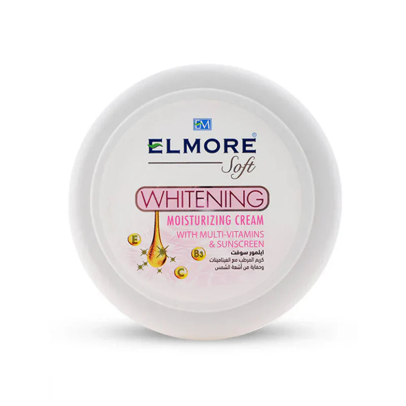 Elmore Soft Moisturizing Whitening Cream 200ml | Best Price in Pakistan original skincare product Pakistan