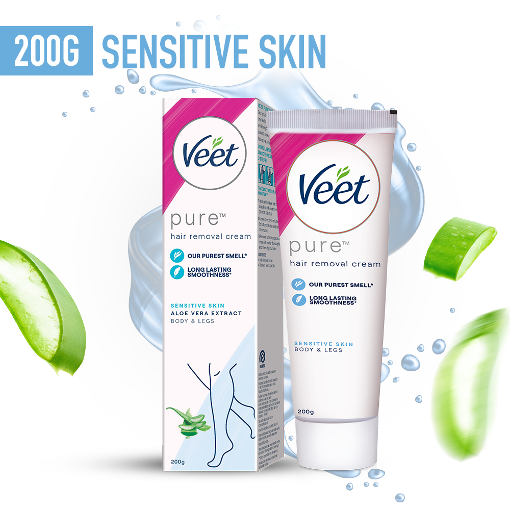 Veet Pure Hair Removal Cream for Sensitive Skin 200gm | Best Price in Pakistan original skincare product Pakistan