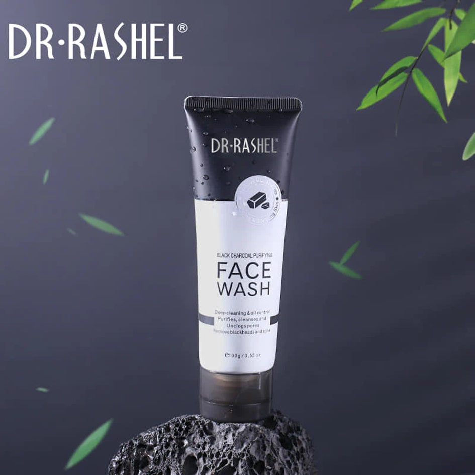 Dr.Rashel Black Charcoal Purifying Face Wash 100G | Best Price in Pakistan original skincare product Pakistan Main image