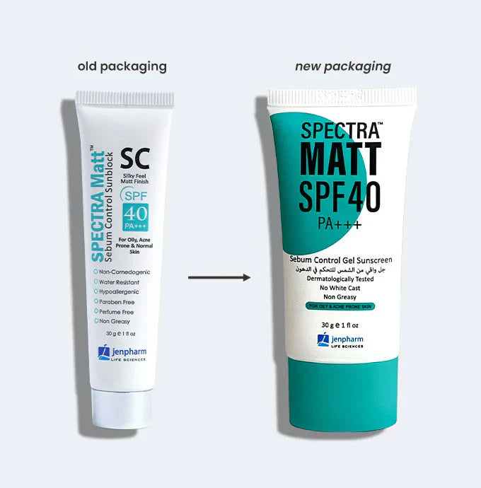 Jenpharm Spectra Matt Sebum Control Sunblock Spf40 30G | Best Price in Pakistan original skincare product Pakistan