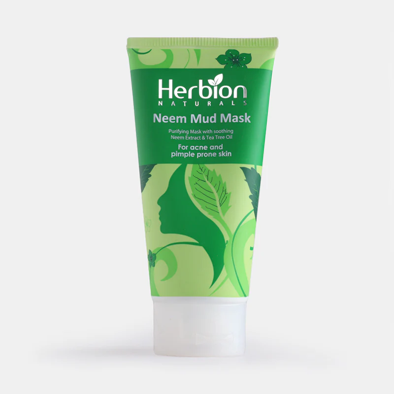 Herbion Neem Mud Mask 100Ml | Best Price in Pakistan original skincare product Pakistan