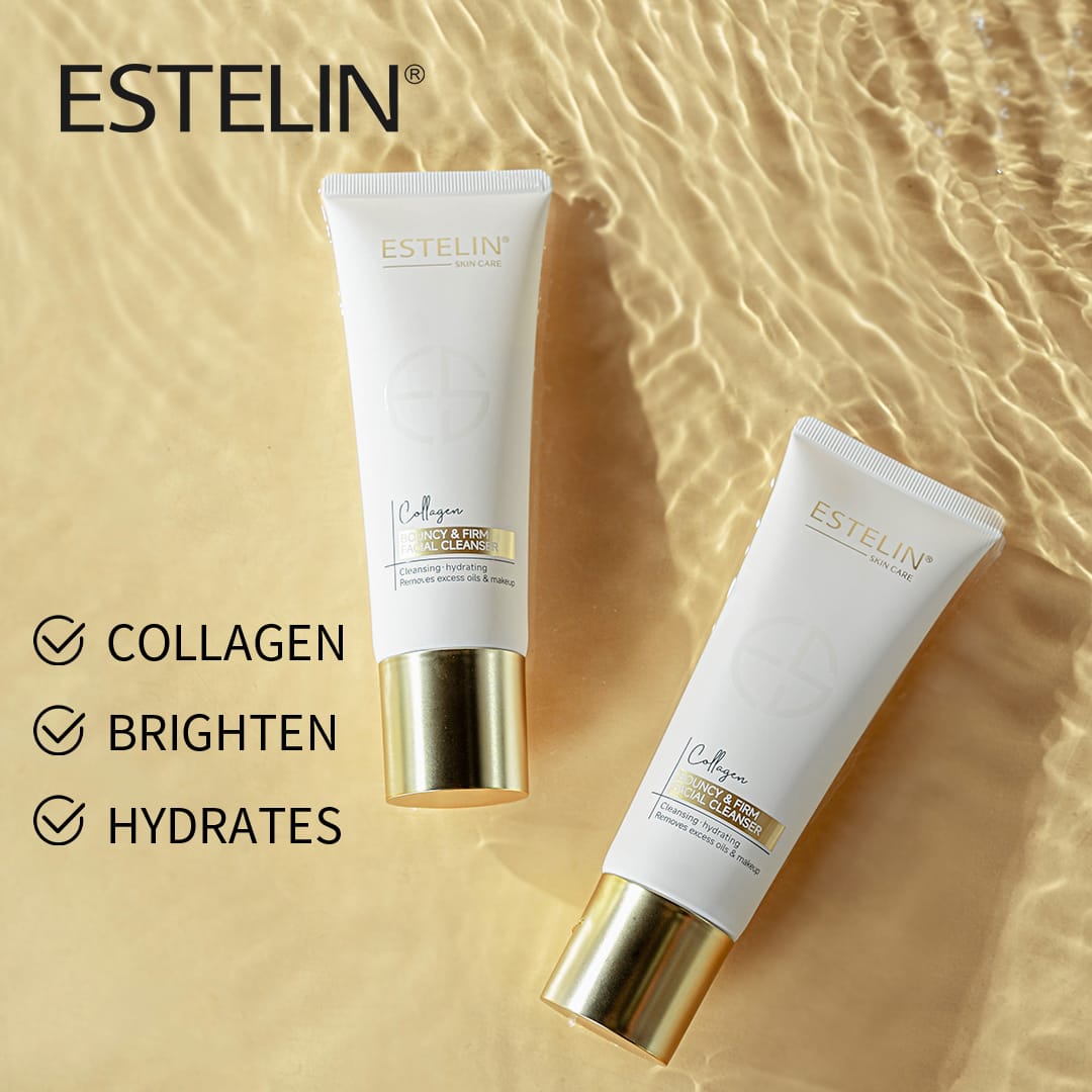 Estelin | Bouncy & Firm Collagen Facial Cleanser- 120g | Best Price in Pakistan original skincare product Pakistan