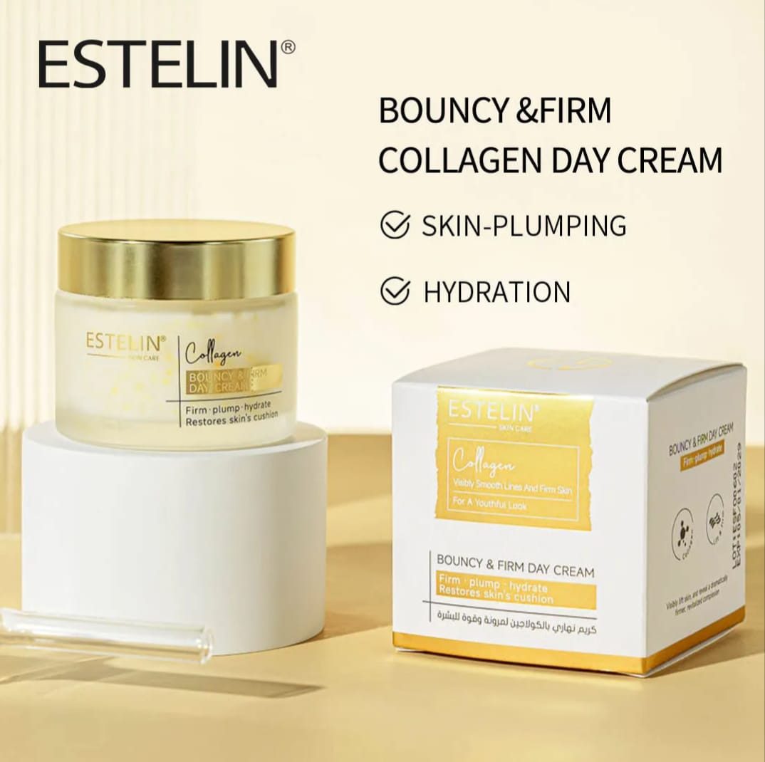 Estelin | Bouncy & Firm Collagen Day Cream | 50g | Best Price in Pakistan original skincare product Pakistan Main image