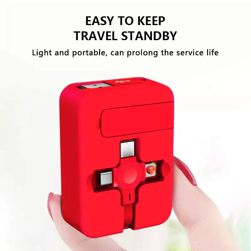 3 In 1 Charging Cable with Phone Stand | Best Price in Pakistan original skincare product Pakistan مرکزی تصویر