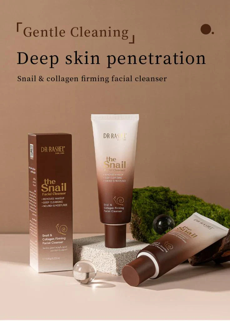 Dr Rashel | Snail & Collagen Firming Facial Cleanser 120g | Best Price in Pakistan original skincare product Pakistan مرکزی تصویر