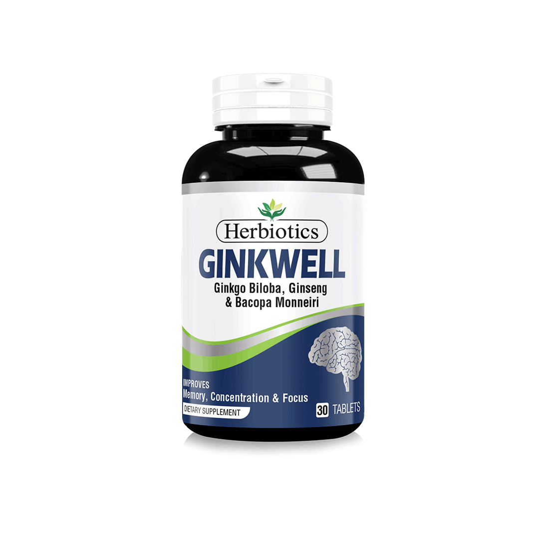 Herbiotics Ginkwell | 30 Tablets | Best Price in Pakistan original skincare product Pakistan