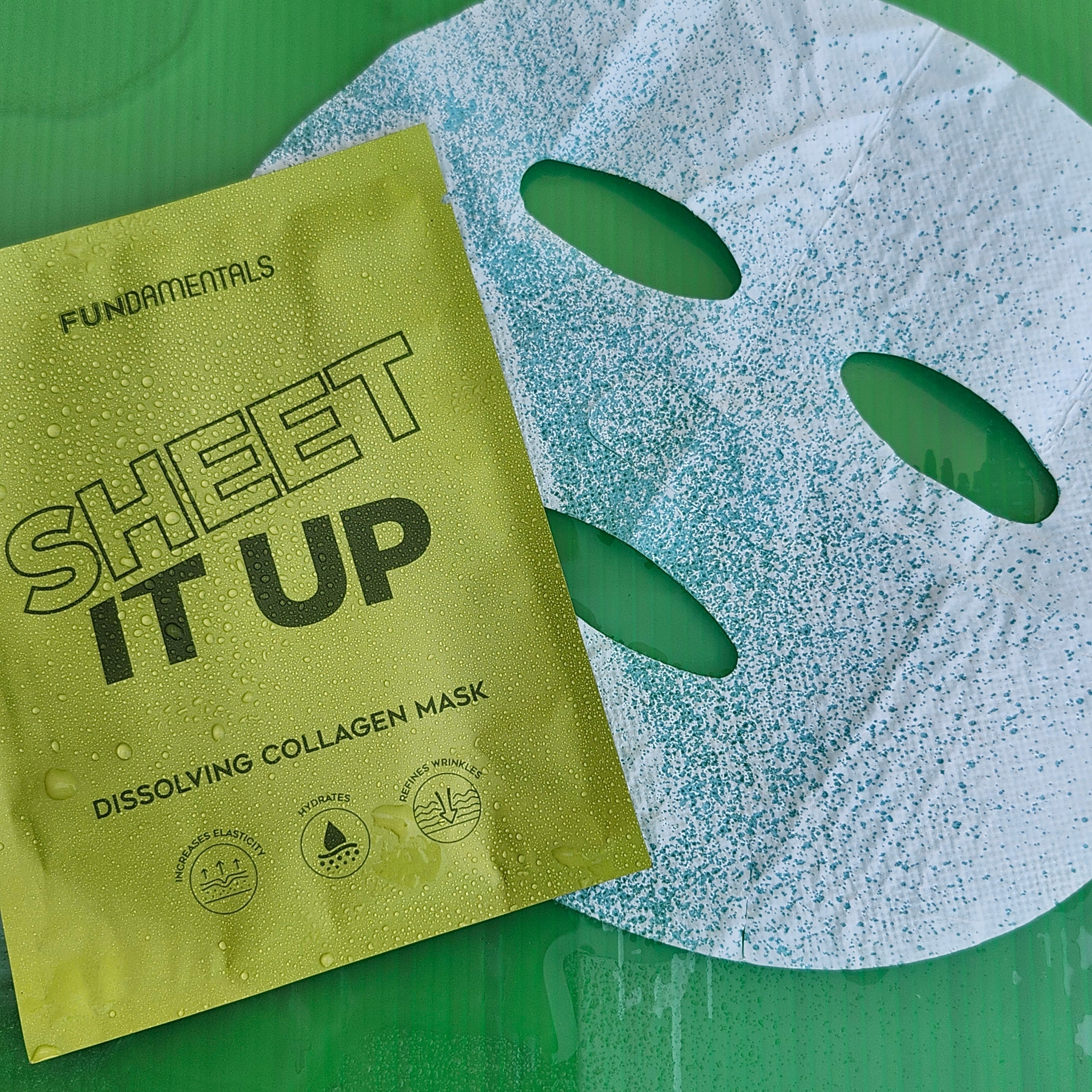 Fundamentals | Sheet it Up Dissolving Collagen Mask | Best Price in Pakistan original skincare product Pakistan Main image