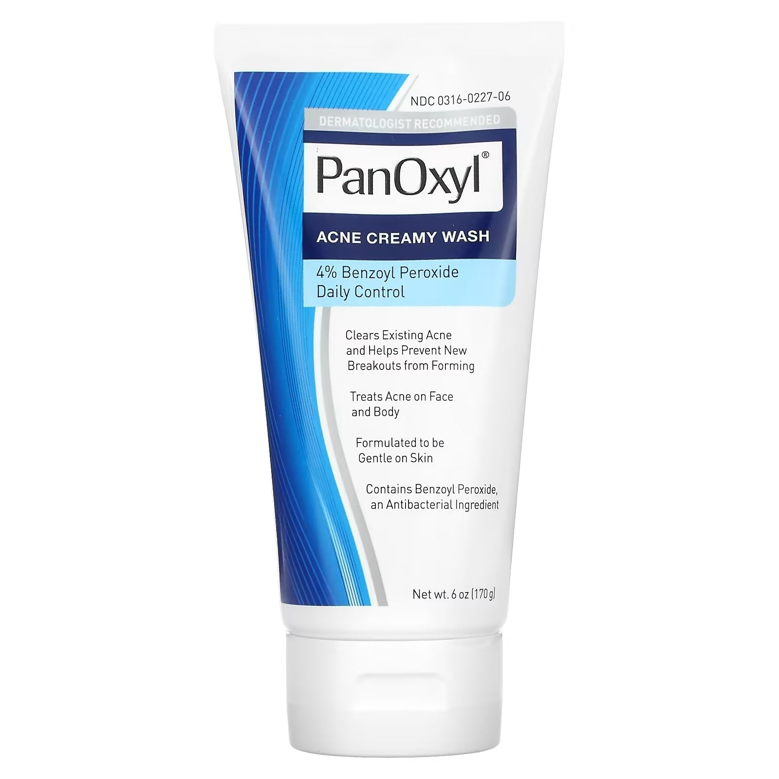 Panoxyl Benzoyl Peroxide 4% Daily Control Acne Creamy Wash 6 Oz (170G) | Best Price in Pakistan original skincare product Pakistan Main image
