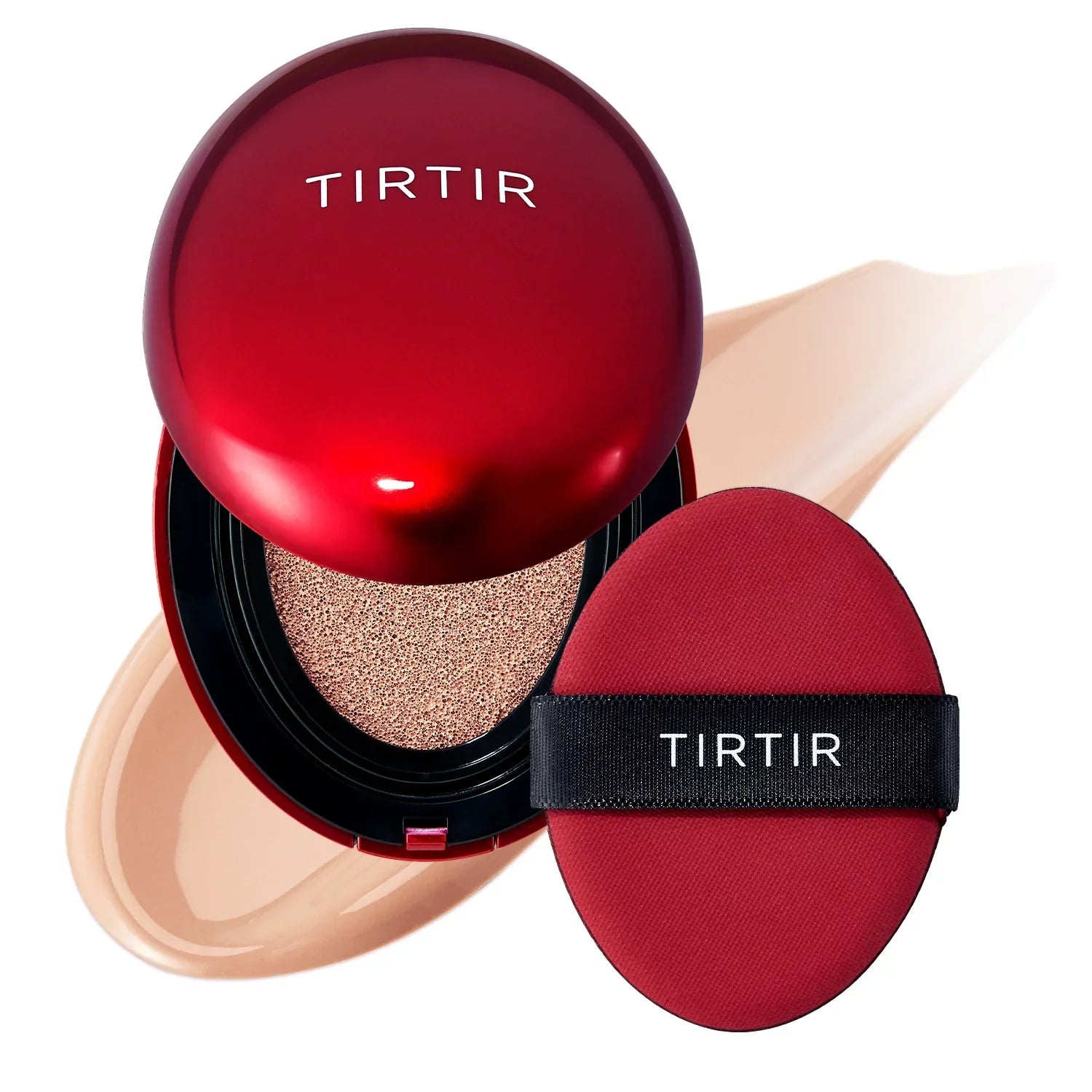 Tirtir | Mask Fit Red Cushion Mini | 22C Peach Beige | Best Price in Pakistan original skincare product Pakistan Main image