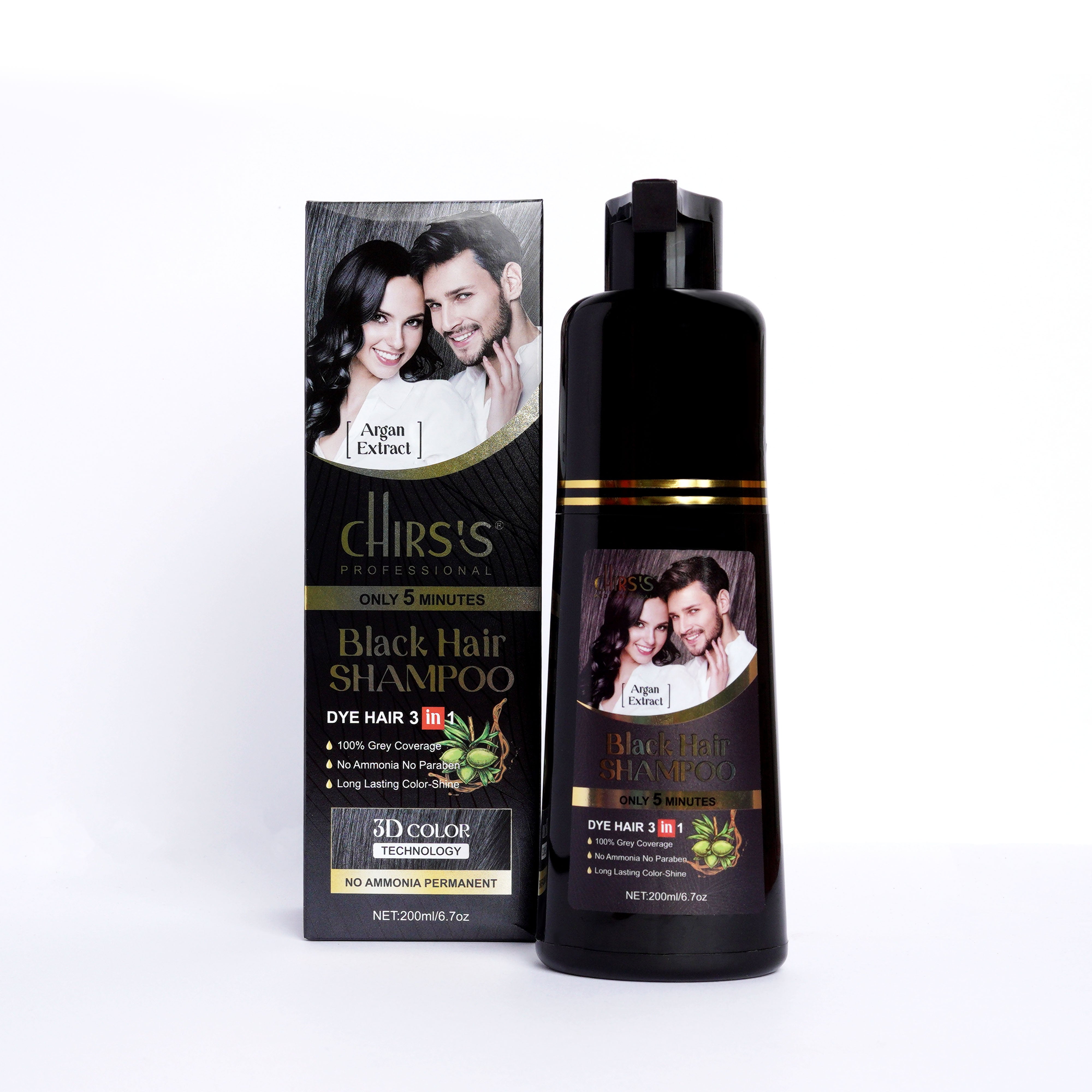 Chirs's | Black Hair Shampoo | 200ml | Best Price in Pakistan original skincare product Pakistan Main image