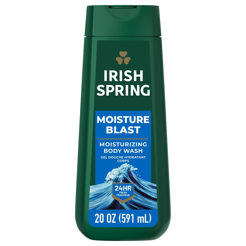 Irish Spring Body Wash Moisture Blast 20Oz/591Ml | Best Price in Pakistan original skincare product Pakistan