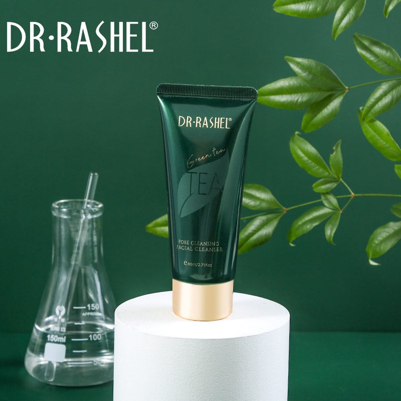 Dr.Rashel Green Tea Pore Cleansing Facial Cleanser 80Ml | Best Price in Pakistan original skincare product Pakistan مرکزی تصویر