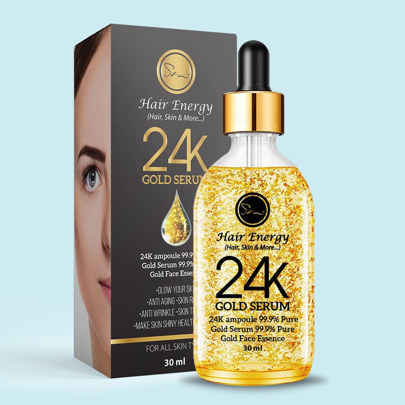 Hair Energy 100 Organic Aloevera Gel24K Gold Serum | Best Price in Pakistan original skincare product Pakistan