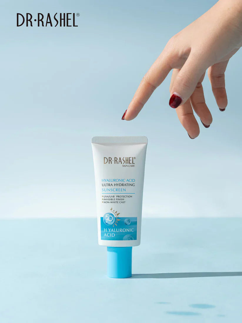 Dr Rashel | Hyaluronic Acid Ultra Hydrating Sunscreen SPF50+ 50g | Best Price in Pakistan original skincare product Pakistan Main image