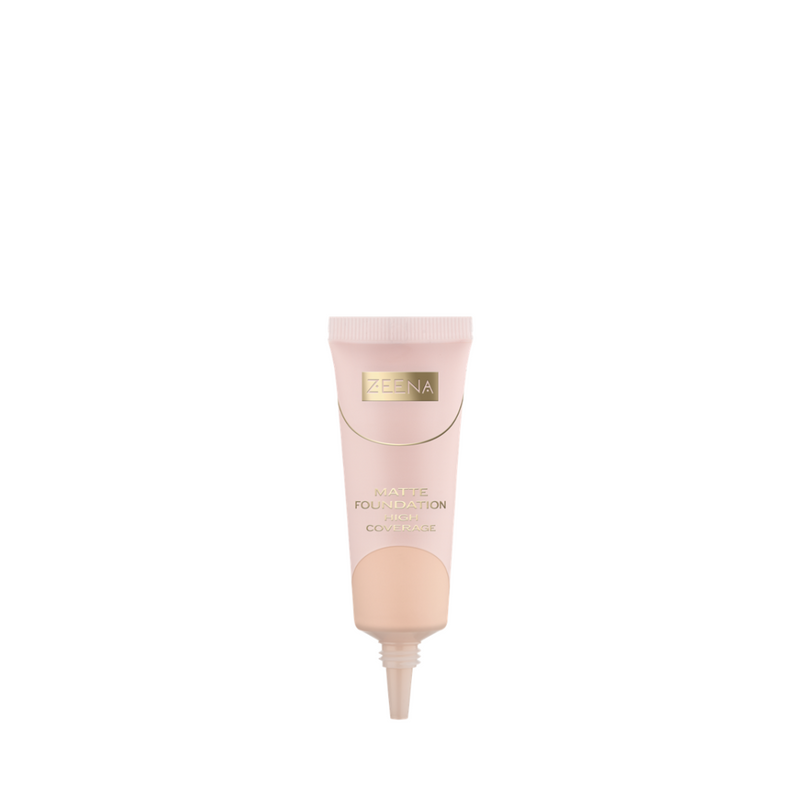 Zeena Matte Foundation High Coverage | All Shades | Best Price in Pakistan original skincare product Pakistan مرکزی تصویر