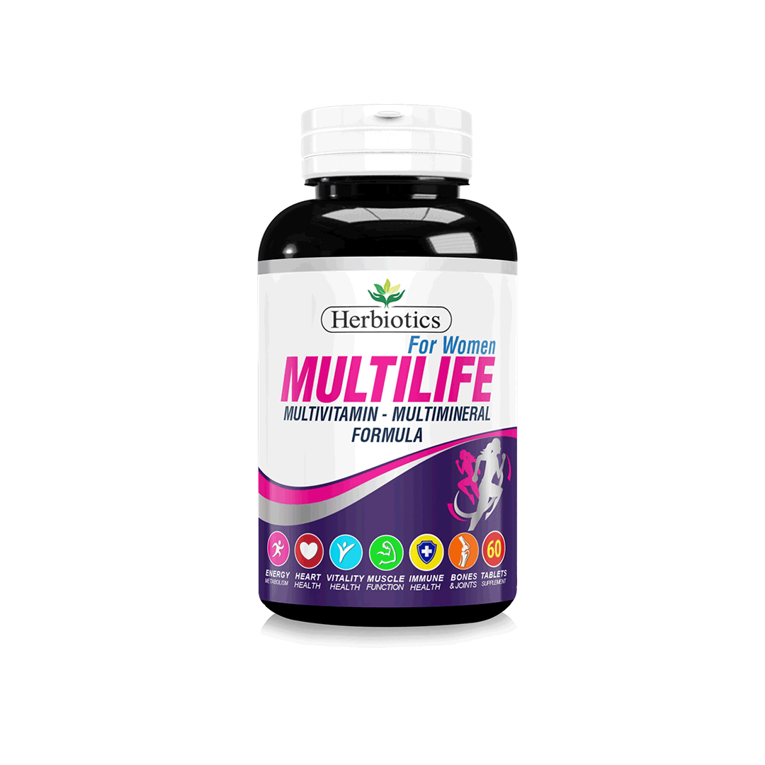 Herbiotics Multilife for Women | 60 Tablets | Best Price in Pakistan original skincare product Pakistan