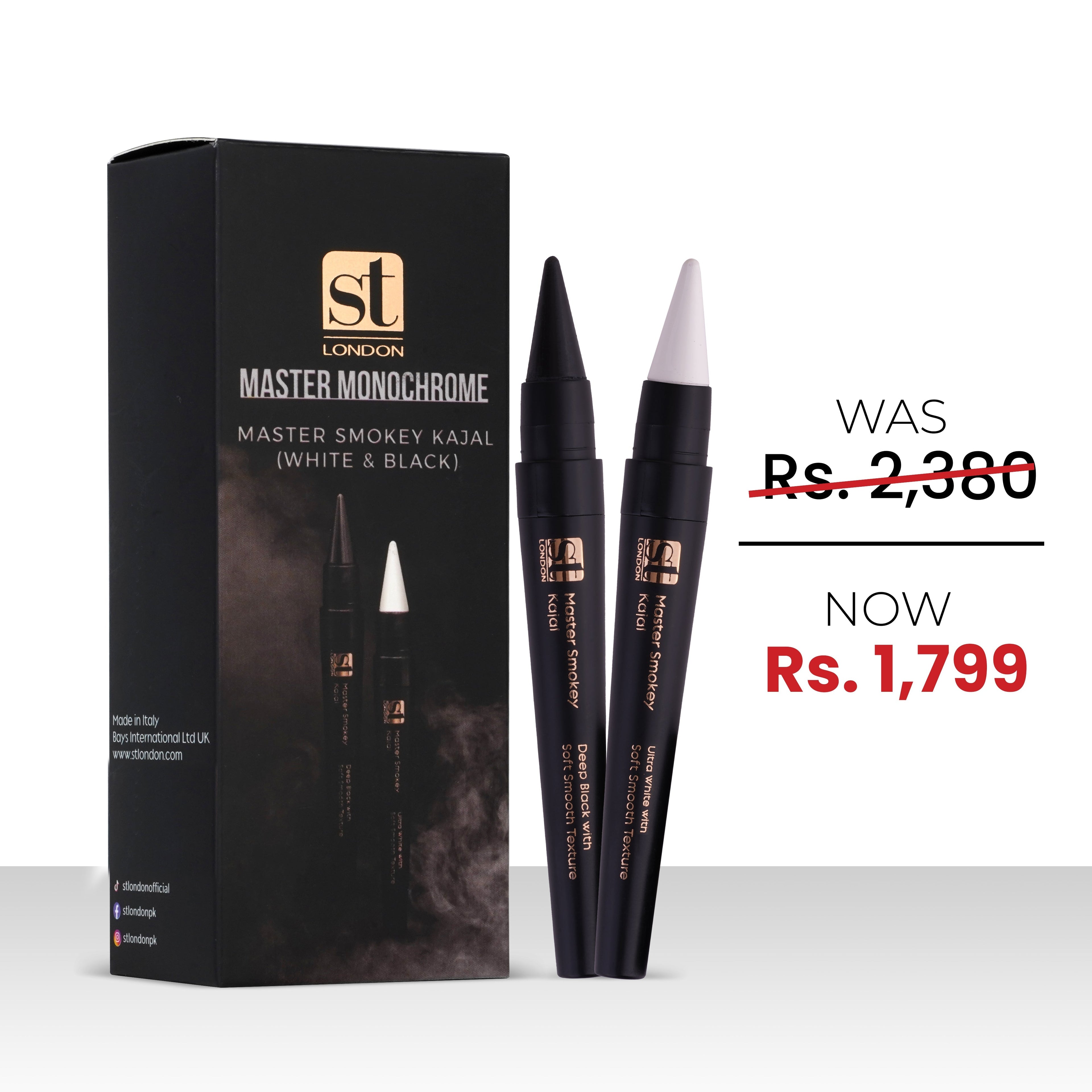 ST London | Master MonoChrome (Master Smokey Value Pack) | Best Price in Pakistan original skincare product Pakistan