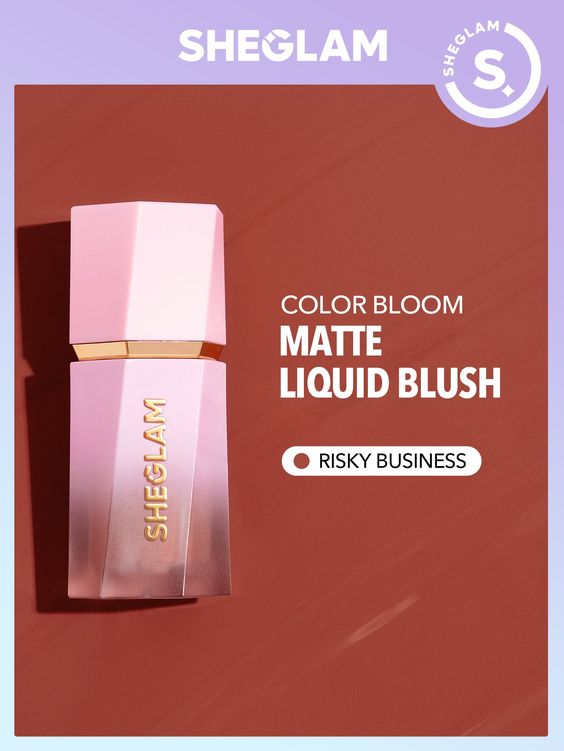 Shein Sheglam Color Bloom Dayglow Liquid Blush | Risky Business | Best Price in Pakistan original skincare product Pakistan Main image