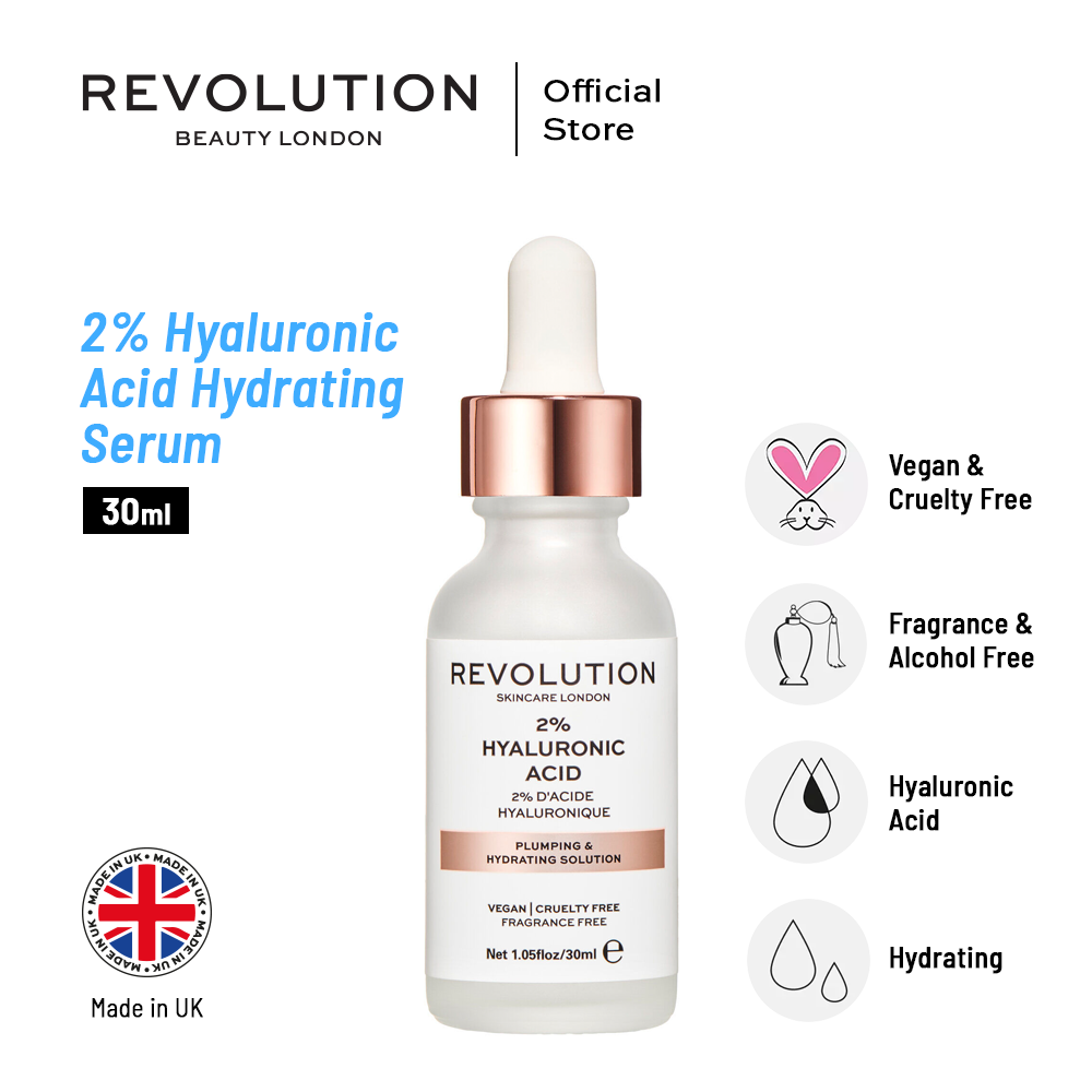 Revolution Skincare 2% Hyaluronic Acid Hydrating Serum | 30ml | Best Price in Pakistan original skincare product Pakistan Main image