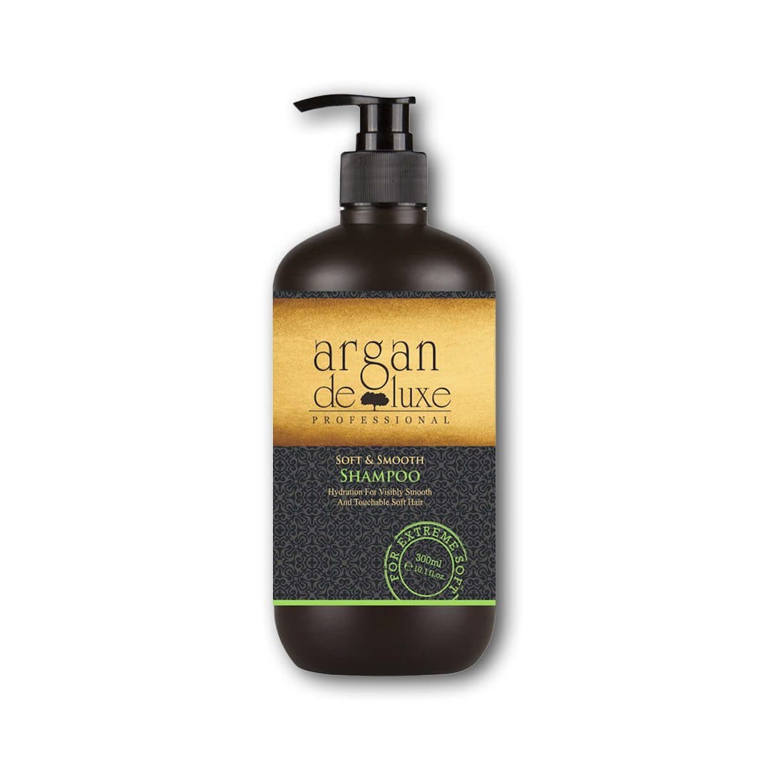 Argan Deluxe Soft and Smooth Shampoo | 300ml | Best Price in Pakistan original skincare product Pakistan مرکزی تصویر