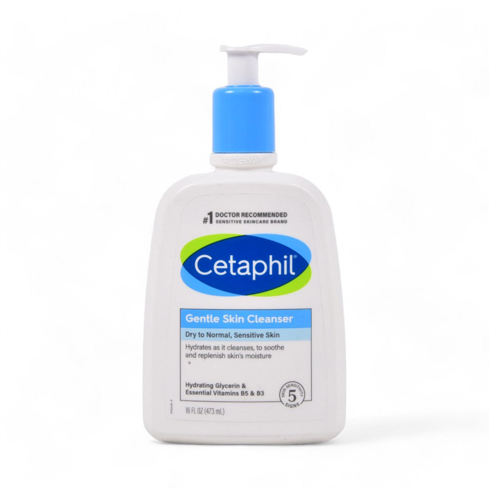CETAPHIL GENTLE SKIN CLEANSER DRY TO NORMAL SKIN 473 ML | Best Price in Pakistan original skincare product Pakistan